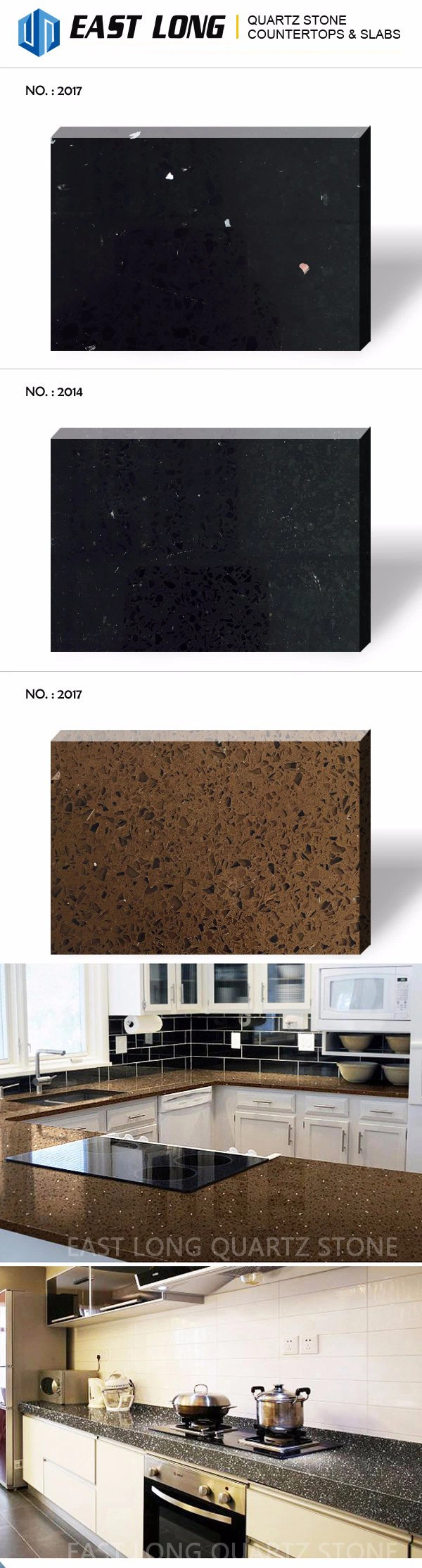 China Artificial White Single Glass Mirror Polished Quartz Stone Slabs for Kitchen Countertops