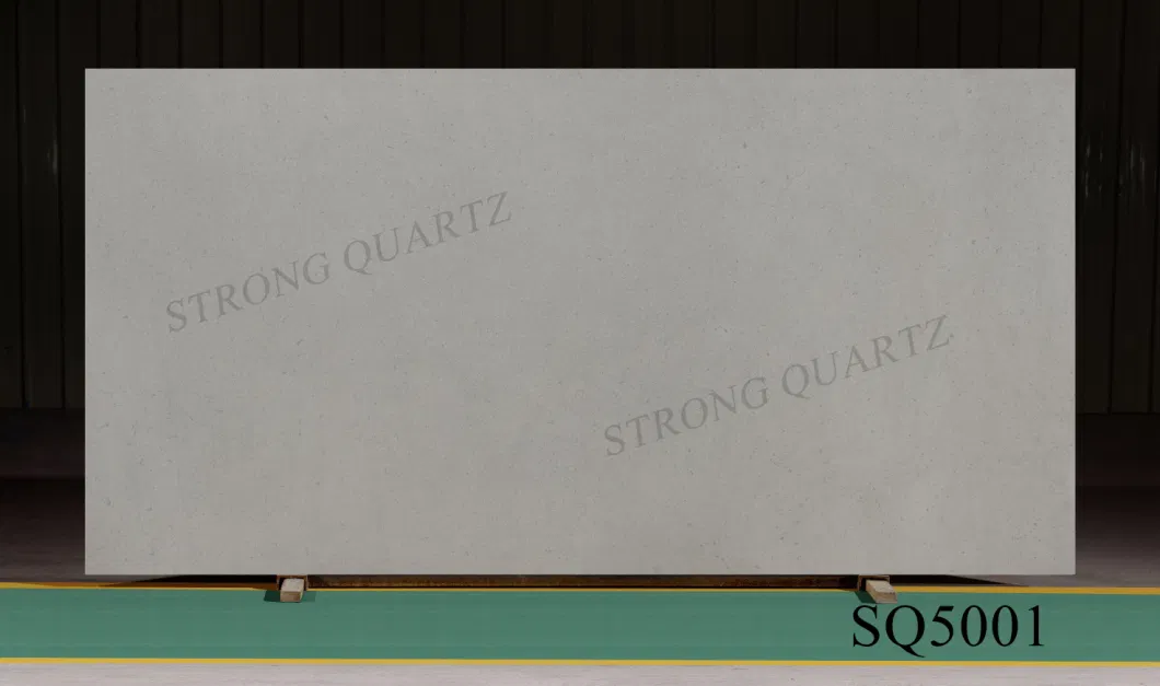 Pure Color Wholesale Chinese Quartz Stone Slab for Table with NSF Certification